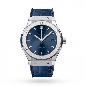 Hublot Classic Fusion Blue Titanium 511.NX.7170.LR 45mm