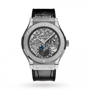 Hublot Classic Fusion Aero Fusion Moonphase Titanium 517.NX.0170.LR 45mm