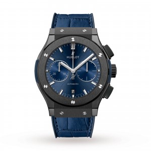 Hublot Classic Fusion Ceramic Blue Chronograph 521.CM.7170.LR 45mm