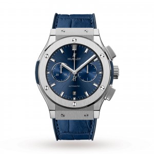 Hublot Classic Fusion Blue Chronograph Titanium 541.NX.7170.LR 42mm