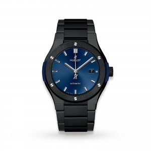 Hublot Classic Fusion Ceramic Blue Bracelet 548.CM.7170.CM 42mm