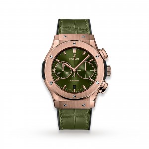 Hublot Classic Fusion Chronograph King Gold Green 521.OX.8980.LR 45mm
