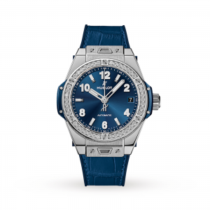 Hublot Big Bang One Click Steel Blue Diamonds Automatic 39mm