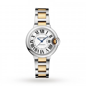 Ballon Bleu de Cartier watch 33 mm 18K yellow gold steel