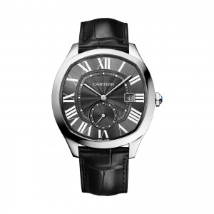 Drive de Cartier watch Steel leather
