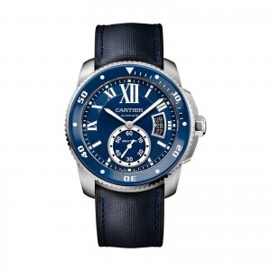 Calibre de Cartier Diver watch 42mm steel rubber