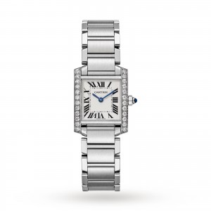 Tank Française watch Small model steel diamonds
