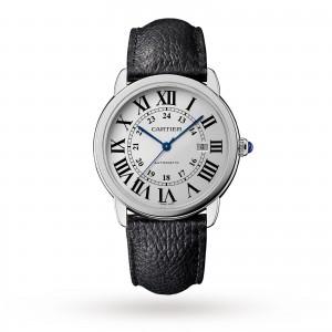 Ronde Solo de Cartier watch 42mm steel leather