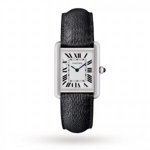 Tank Solo watch Small model steel leather