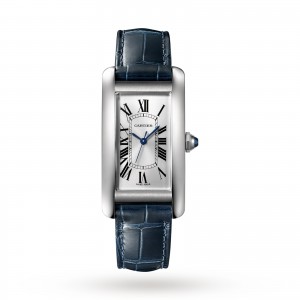 Tank Américaine watch Medium model steel leather