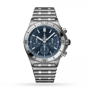 Breitling Chronomat B01 42 Frecce Tricolori Limited Edition Mens Watch AB01344A1C1A1