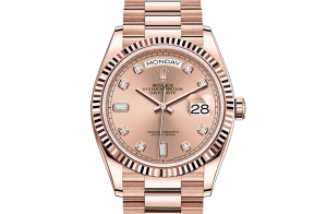 Rolex Day-Date Oyster 36 mm Everose gold 128235-0009