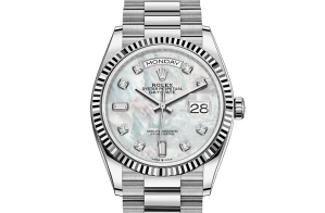 Rolex Day-Date Oyster 36 mm white gold 128239-0007