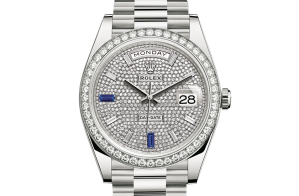 Rolex Day-Date Oyster 40 mm white gold and diamonds 228349rbr-0036