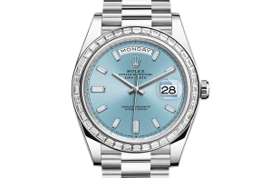 Rolex Day-Date Oyster 40 mm platinum and diamonds 228396tbr-0002