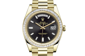 Rolex Day-Date Oyster 40 mm yellow gold and diamonds 228398tbr-0001