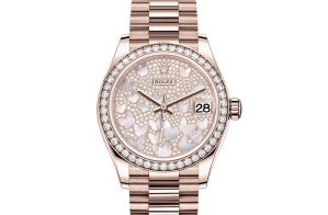Rolex Datejust Oyster 31 mm Everose gold and diamonds 278285rbr-0010