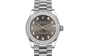 Rolex Datejust Oyster 31 mm white gold and diamonds 278289rbr-0006
