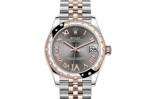 Rolex Datejust Oyster 31 mm Oystersteel Everose gold and diamonds 278341rbr-0030