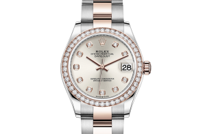Rolex Datejust Oyster 31 mm Oystersteel Everose gold and diamonds 278381rbr-0015