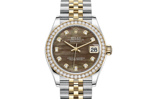 Rolex Datejust Oyster 31 mm Oystersteel yellow gold and diamonds 278383rbr-0024