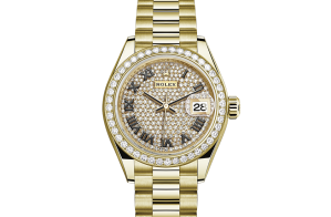 Rolex Lady-Datejust Oyster 28 mm yellow gold and diamonds 279138rbr-0029