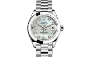 Rolex Lady-Datejust Oyster 28 mm platinum 279166-0008